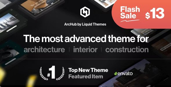 ArcHub v1.2.14 – 建筑和室内设计 WordPress 主题