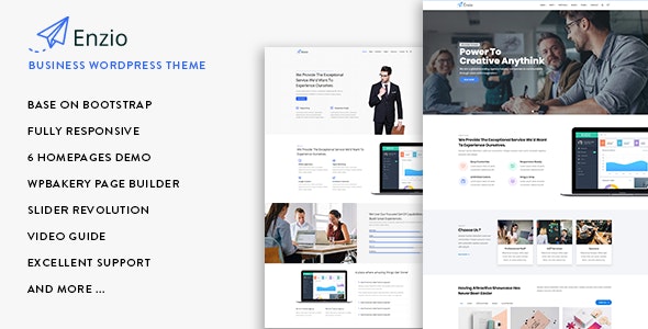 Enzio v1.2.0 – 响应式商务 WordPress 主题