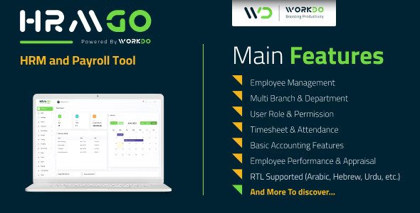 HRMGo v9.2 – 人力资源管理和薪资工具