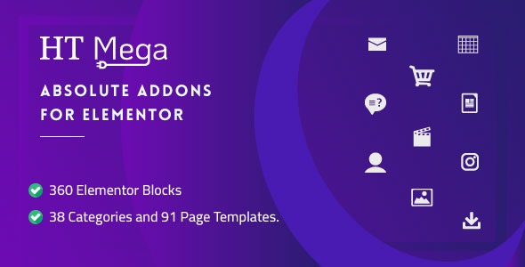 HT Mega Pro v2.2.1 – Absolute Addons for Elementor Page Builder