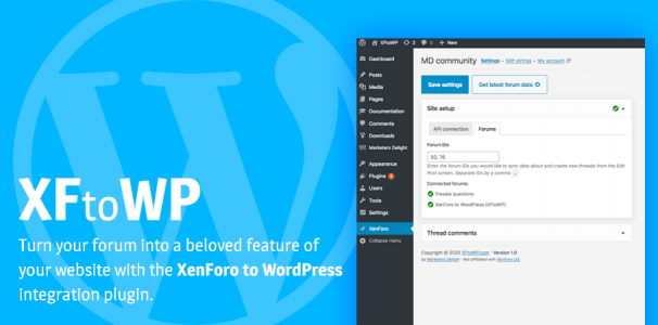 XFtoWP v1.5.0.1 RC – XenForo 到 WordPress 的集成