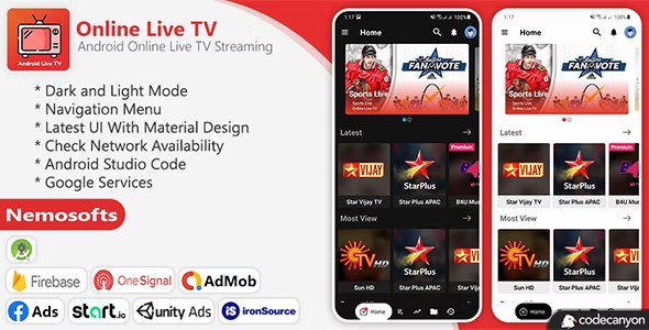 Android Online Live TV Streaming v(16 July 2025)