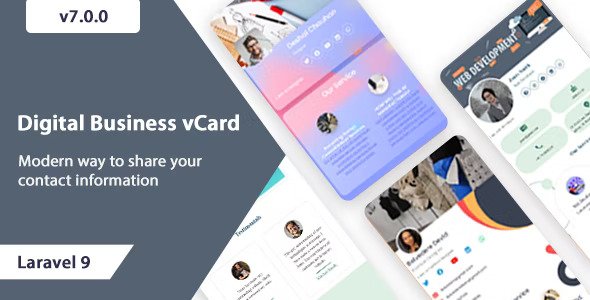 VCard SaaS v14.8.4（已汉化） – 数字名片生成器 SaaS – Laravel VCard SaaS
