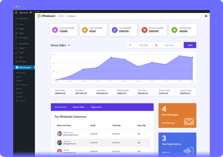 WholesaleX Pro v3.0.5（已汉化85%） – WooCommerce B2B + B2C 混合解决方案的最简单解决方案