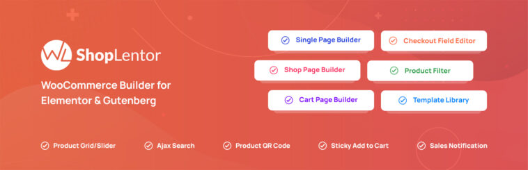 ShopLentor Pro v2.6.2（已汉化） – WooCommerce Page Builder Elementor Addon 插件