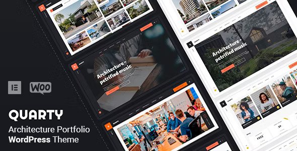 Quarty v1.4.8 – Creative Architecture Portfolio WordPress 主题