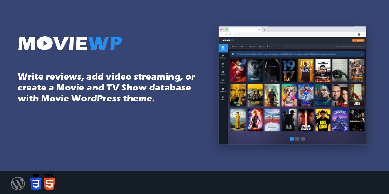 MovieWP v3.8.7 – WordPress电影主题
