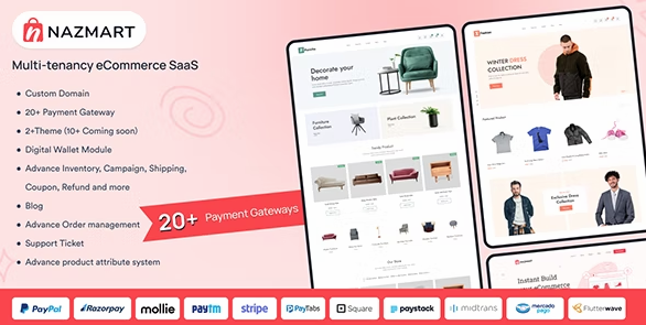 Nazmart v4.1.0（已汉化） – 多租户电子商务平台 (SAAS)