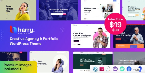 Harry v1.3.0 – Creative Agency & Portfolio WordPress Theme