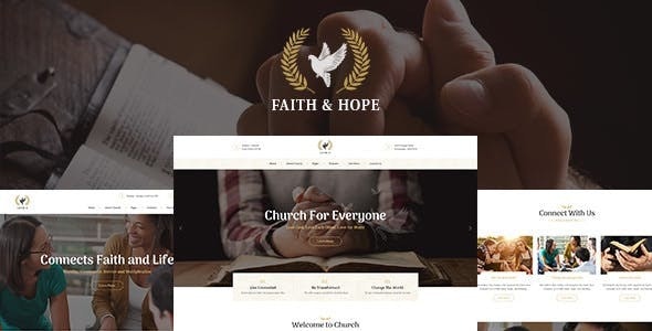Faith & Hope v2.11 – A Modern Church & Religion Non-Profit WordPress Theme
