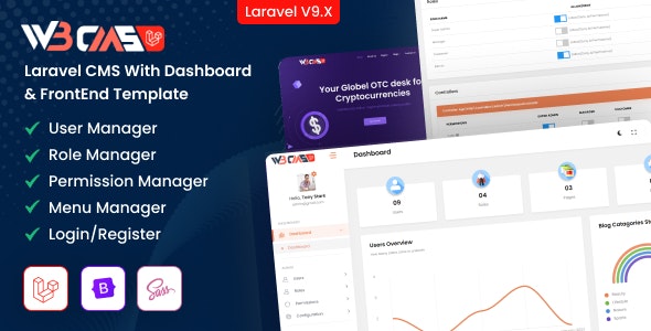 W3CMS-Laravel v2.7 – 内容管理系统