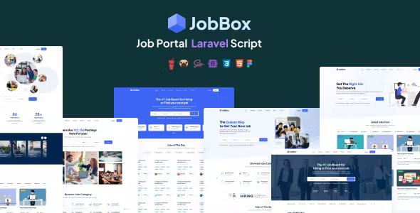 JobBox v1.16.4 – Laravel Job Portal 多语言系统