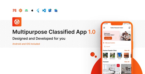 PSX Multipurpose Classified Flutter App with Laravel Admin Panel v1.5.6