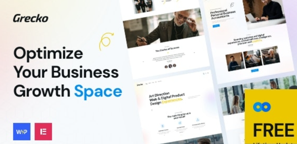 Grecko v5.23.0 – Multipurpose Business WordPress Theme with Clean Design