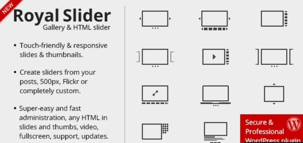 RoyalSlider v3.4.3 – Touch Content Slider for WordPress