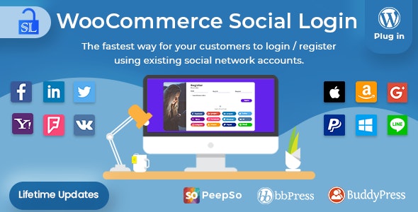 Social Login v2.18.0 – WordPress / WooCommerce Plugin