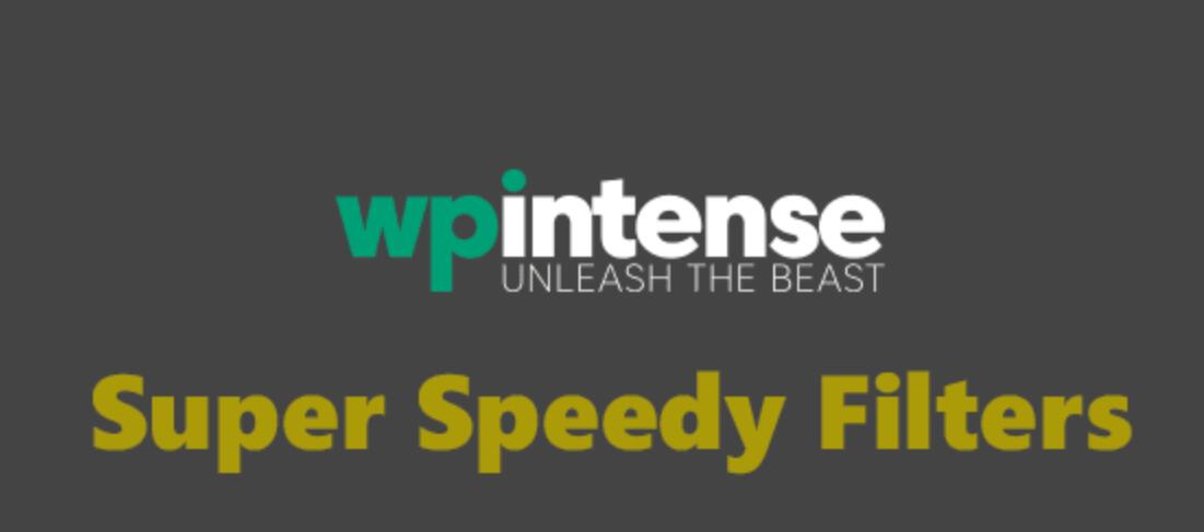 Super Speedy Filters by WP Intense v6.44.0