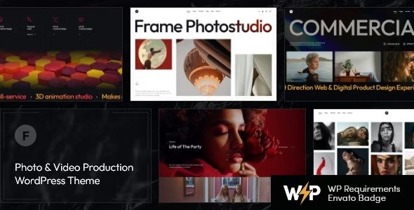 Frame v2.4.0 – WordPress照片和视频制作主题