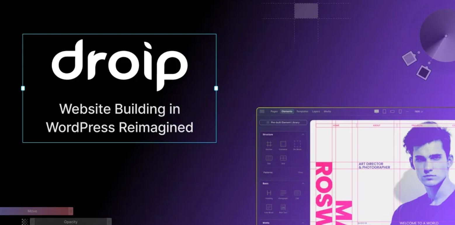 Droip v2.5.7 – No-Code website builder for WordPress