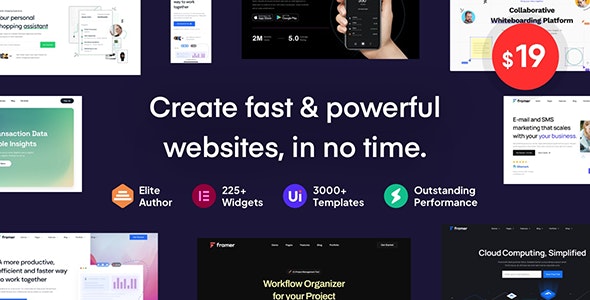 Framey v4.3.3 – WordPress 启动和 SaaS 主题