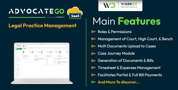 AdvocateGo SaaS v4.7 – Legal Practice Management