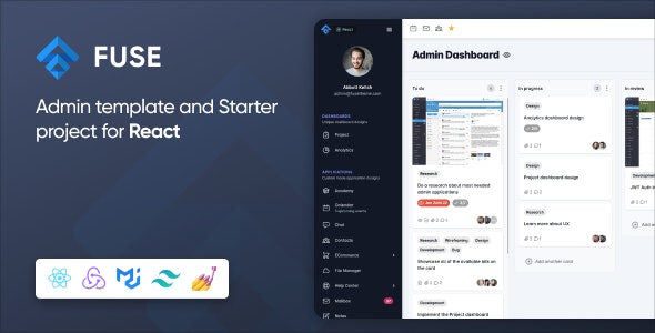 Fuse React TS: Advanced React TypeScript Admin Interface v16.0