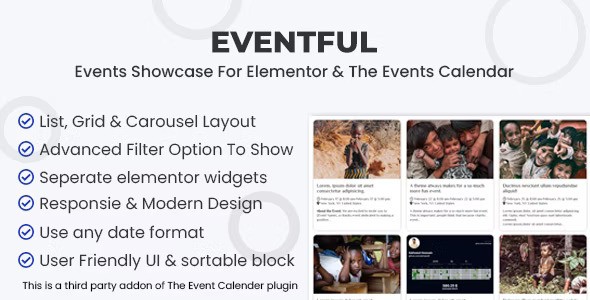 Eventful v1.0 – Elementor 的活动展示和活动日历