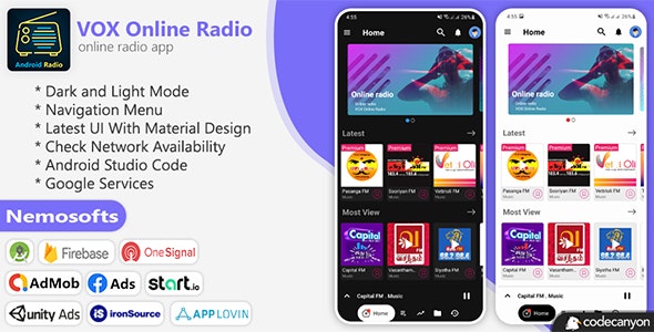 Android VOX Online Radio v13.1