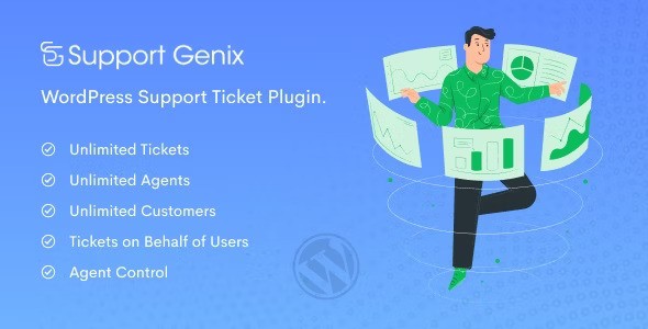 Support Genix v1.8.4.4 – WordPress工单插件