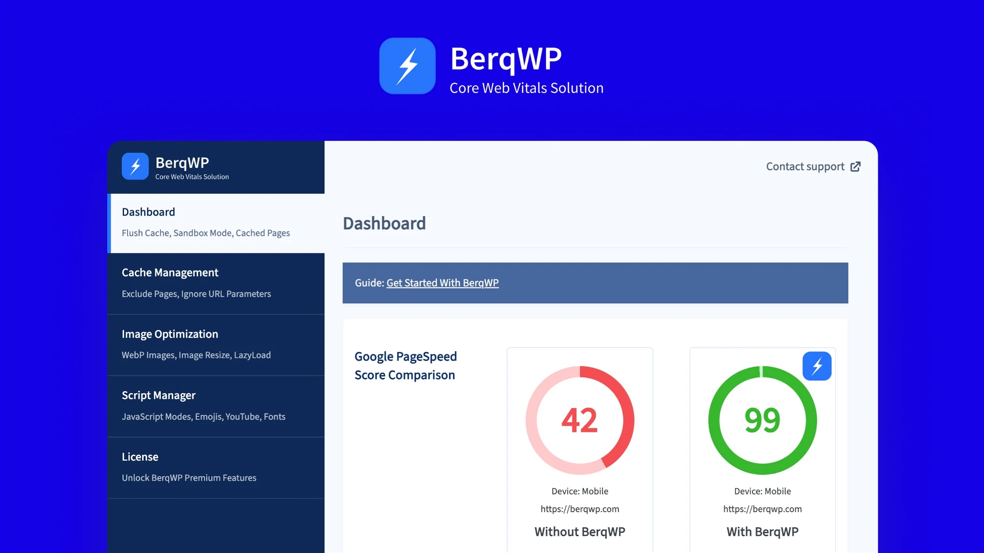 BerqWP v4.1.13 – WordPress自动优化速度插件