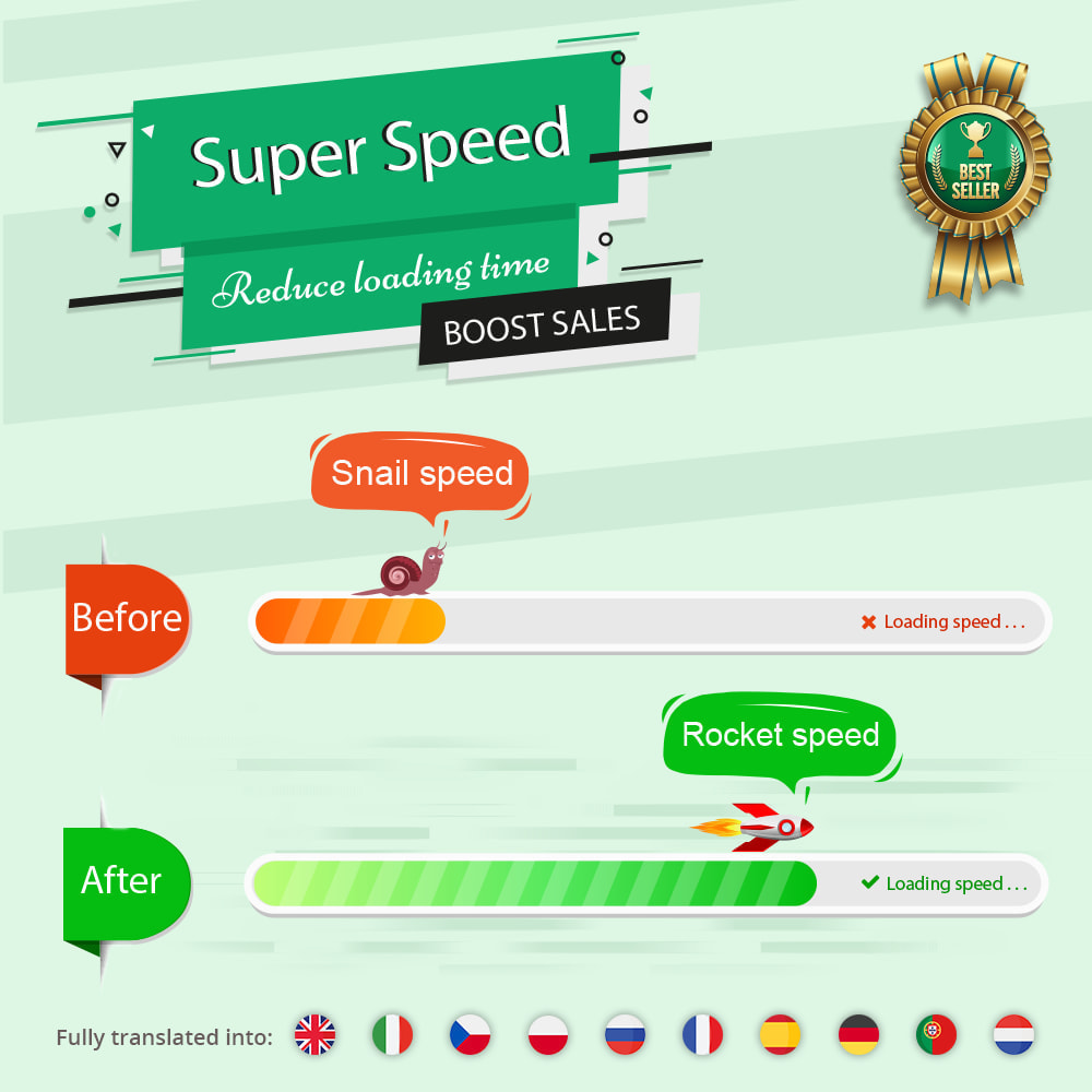 Super Speed v2.0.3 – Incredibly Fast – Webp, Cache & Seo