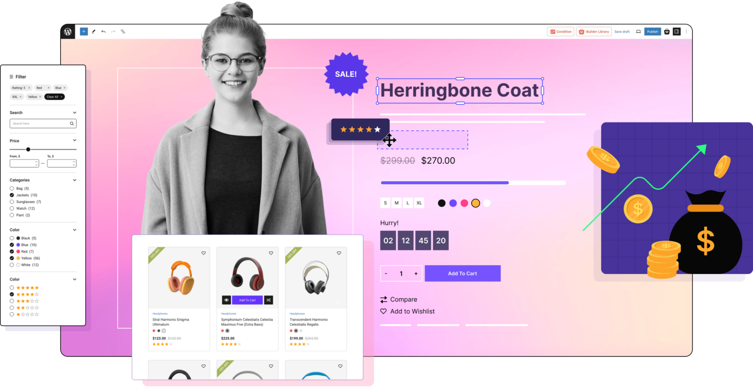 WowStore Pro v2.2.1 – #1 Gutenberg WooCommerce Store Builder