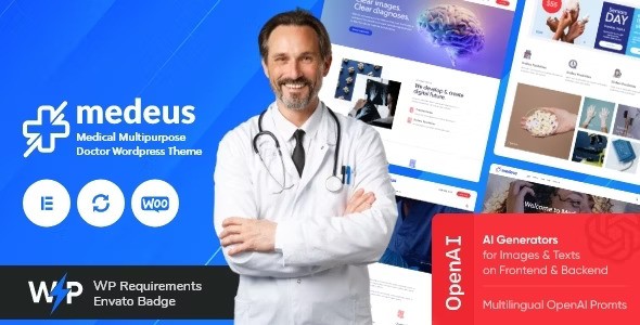 Medeus v1.21.0 – Medical WordPress Theme