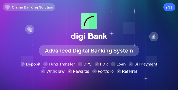 Digibank v2.5.1 – Advanced Digital Banking System with Rewards