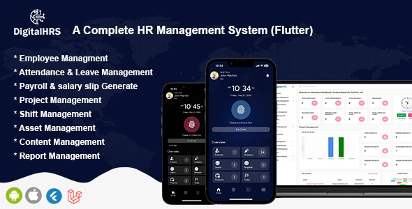 DigitalHR v10.0 – Branch Based Multi Tenant HR, HRM and HRMS Application