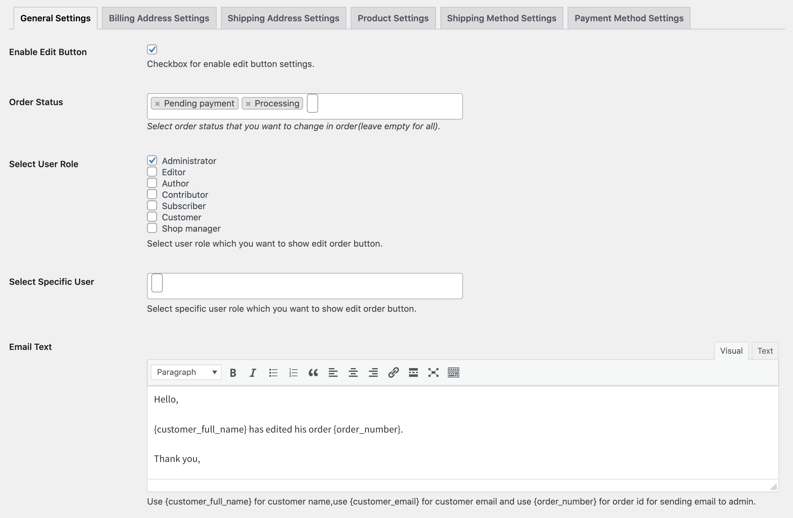 Edit Order by Customer v1.1.4