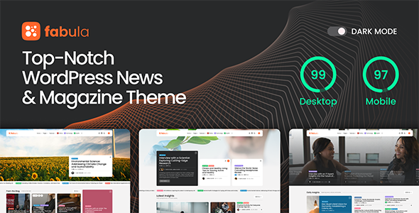 Fabula v1.3 – News & Magazine WordPress Theme