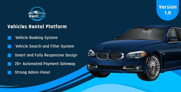 RentLab v2.0 – 车辆租赁平台