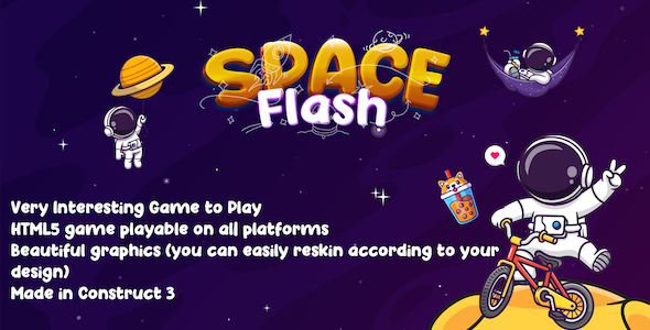 Space Flash v1.0 – HTML5 Game
