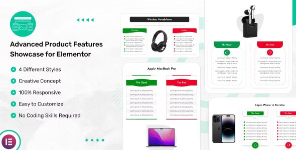 Advanced Product Features Showcase for Elementor v1.0.7