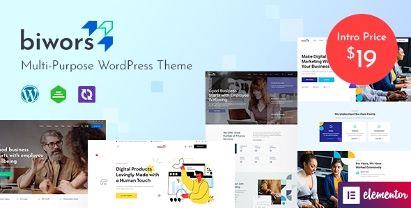 Biwors v1.0 – 现代多用途 WordPress 主题