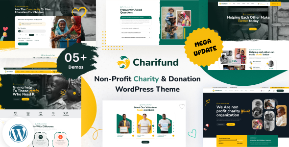 ChariFund v2.0 – Charity & Donation Foundation WordPress Theme Multipurpose