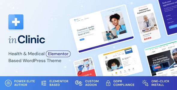 InClinic v1.2.1 – 医疗保健和医疗 WordPress 主题