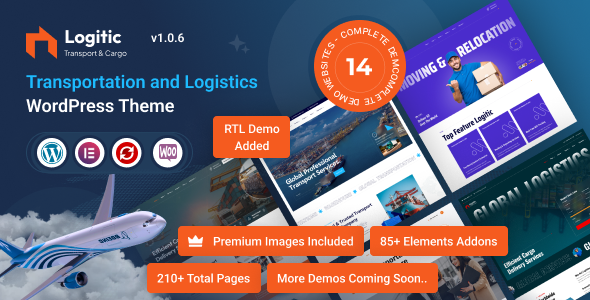 Logitic v1.2.4 – 运输与物流 WordPress 主题