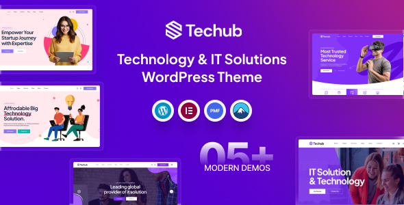 Techub v1.0 – 技术与 IT 解决方案 WordPress 主题