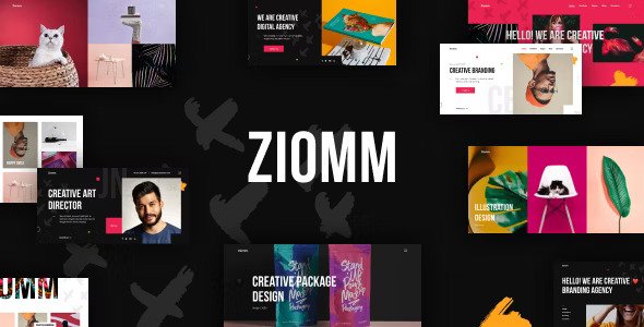 Ziomm v1.0.5 – 创意机构和作品集 WordPress 主题