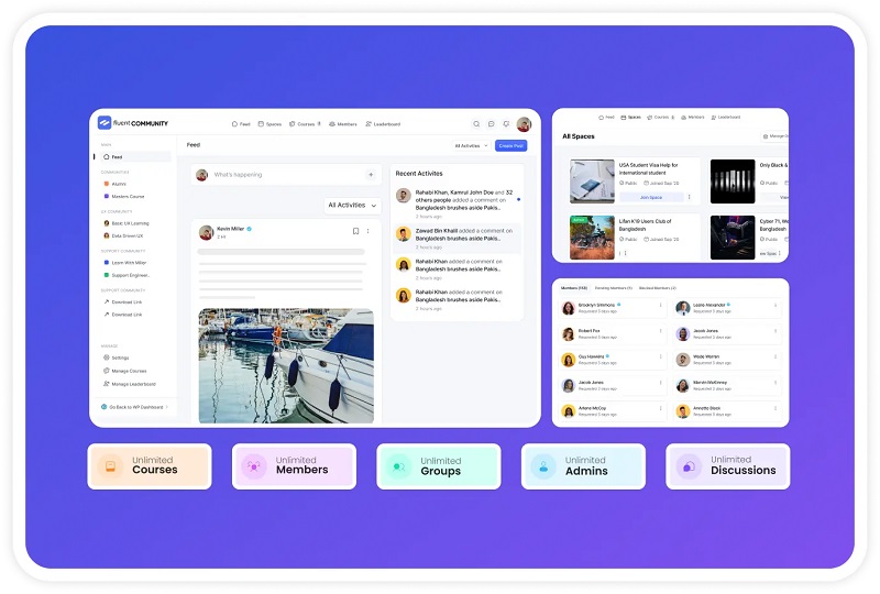 Fluent Community Pro v2.11.0 – WordPress 最快的社区插件