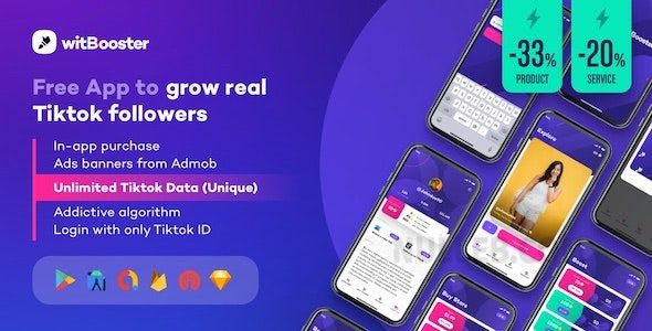 WitBooster v2.3.0 – 为 Android 系统免费增加 Tiktok 视频粉丝的应用