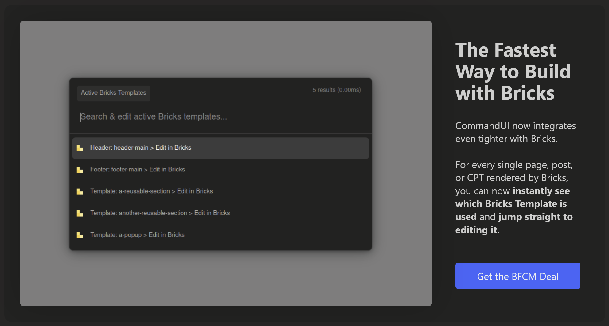 CommandUI v1.11.0 – Build and Manage WordPress Sites in Record Time