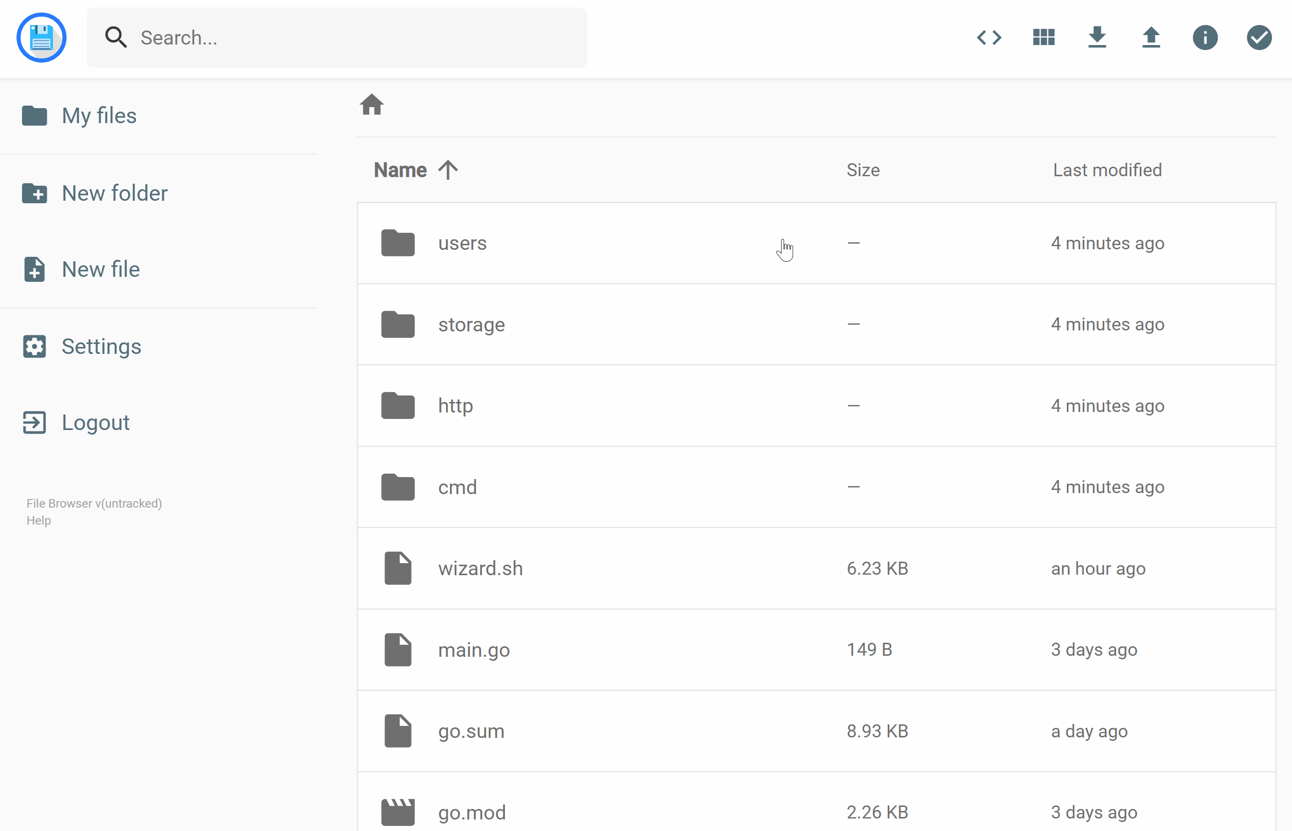 FileBrowser with Docker for v2.40.1